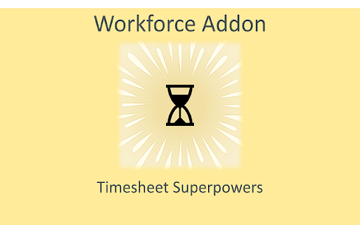 Workforce Addon  from Chrome web store to be run with OffiDocs Chromium online