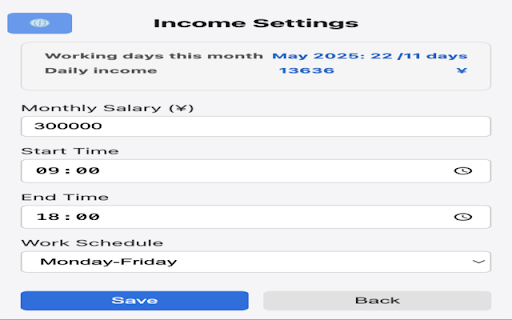 Work Income  from Chrome web store to be run with OffiDocs Chromium online