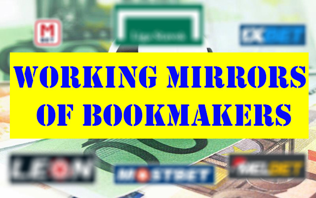 Working URLs of bookmakers websites  from Chrome web store to be run with OffiDocs Chromium online