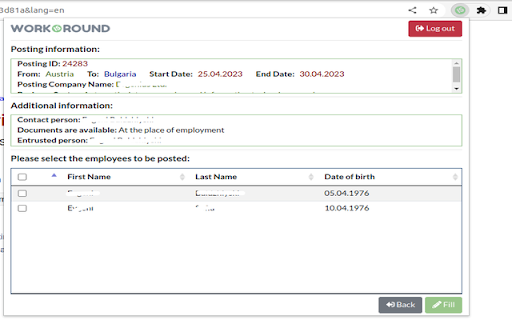 WORKisROUND  from Chrome web store to be run with OffiDocs Chromium online