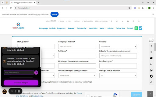 Workplete Auto Form Filler  from Chrome web store to be run with OffiDocs Chromium online