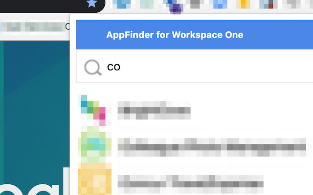 Workspace ONE Finder  from Chrome web store to be run with OffiDocs Chromium online