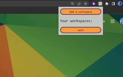 WorkSpacer  from Chrome web store to be run with OffiDocs Chromium online
