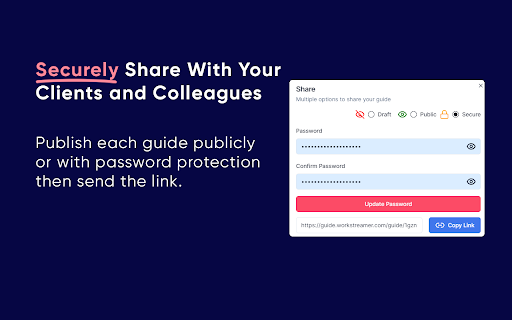 WorkStreamer Guide: Craft Screenshot Training Guides Incredibly Fast  from Chrome web store to be run with OffiDocs Chromium online