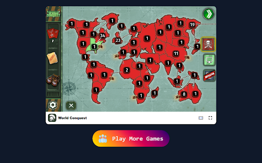 World Conquest Game in Browser Free  Offline available  from Chrome web store to be run with OffiDocs Chromium online