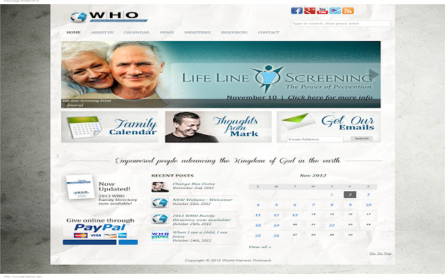 World Harvest Outreach  from Chrome web store to be run with OffiDocs Chromium online