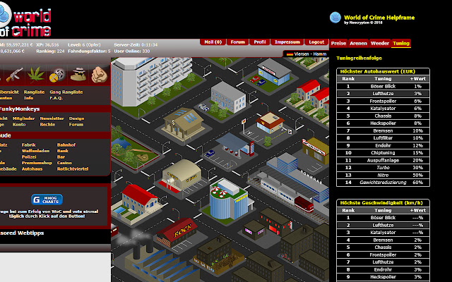 World of Crime Helpframe v2.3  from Chrome web store to be run with OffiDocs Chromium online