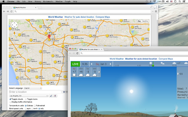 World Weather Forecast  from Chrome web store to be run with OffiDocs Chromium online