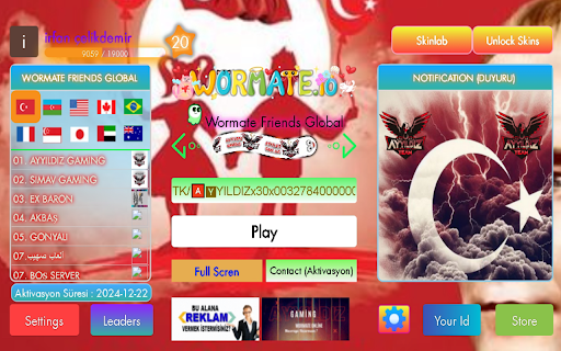 Wormate Friends Global  from Chrome web store to be run with OffiDocs Chromium online