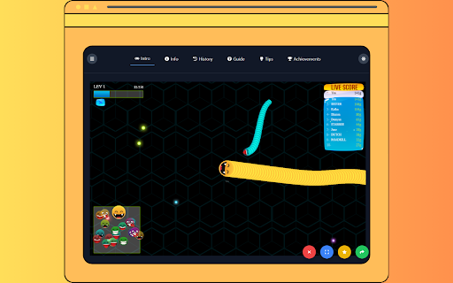 Wormate Unblocked Game  from Chrome web store to be run with OffiDocs Chromium online