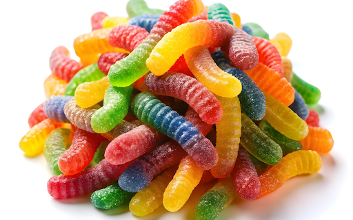 Worm Shaped Gummies  from Chrome web store to be run with OffiDocs Chromium online