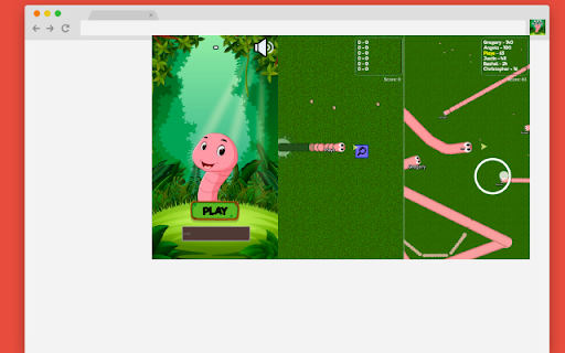 Worms.io  from Chrome web store to be run with OffiDocs Chromium online