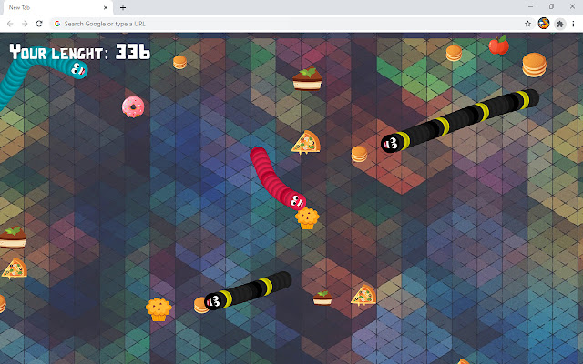 เกม Worms Zone io จาก Chrome เว็บสโตร์ที่จะรันด้วย OffiDocs Chromium ออนไลน์