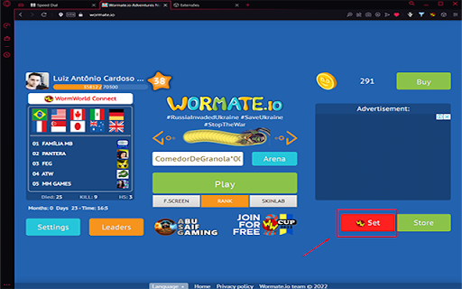 WormWorld Connect Light  from Chrome web store to be run with OffiDocs Chromium online