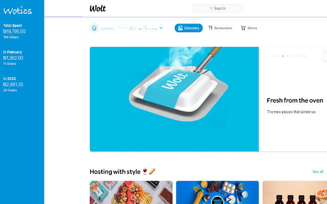 Wotics  from Chrome web store to be run with OffiDocs Chromium online