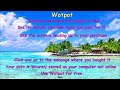 wotpot  from Chrome web store to be run with OffiDocs Chromium online