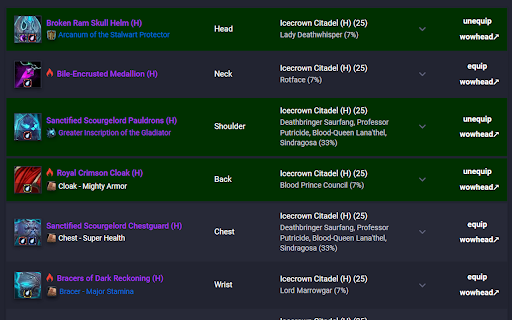 wowtbc equipper  from Chrome web store to be run with OffiDocs Chromium online
