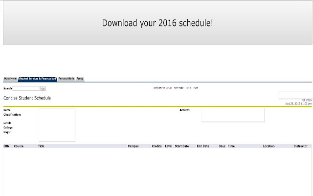 WPI Schedule Exporter (2017 Version)  from Chrome web store to be run with OffiDocs Chromium online