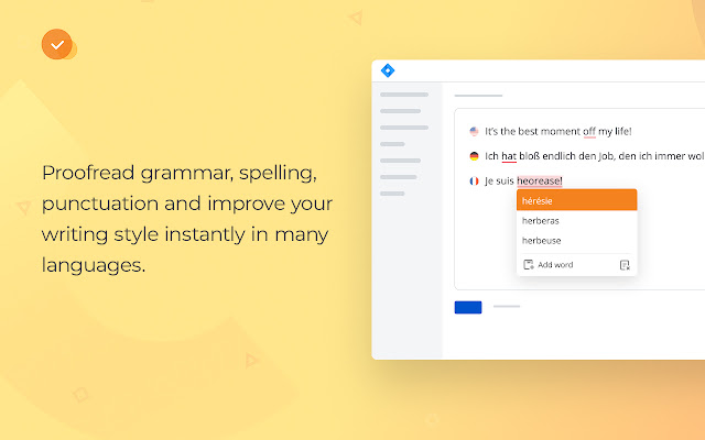 WProofreader Secure Grammar Checker  from Chrome web store to be run with OffiDocs Chromium online