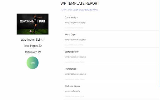 WP Template Report Generator  from Chrome web store to be run with OffiDocs Chromium online