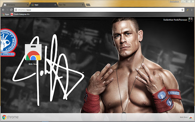 Wrestler John Cena Wrestling Champion Hero  from Chrome web store to be run with OffiDocs Chromium online