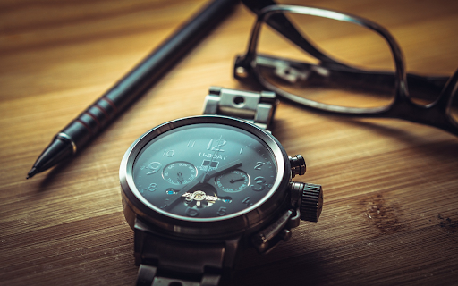 Wrist watch  from Chrome web store to be run with OffiDocs Chromium online