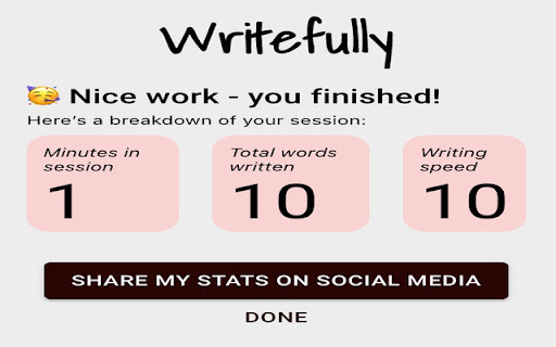 Writefully  from Chrome web store to be run with OffiDocs Chromium online