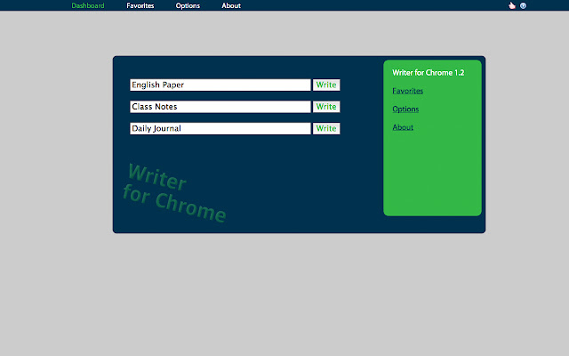 Writer for Chrome  from Chrome web store to be run with OffiDocs Chromium online
