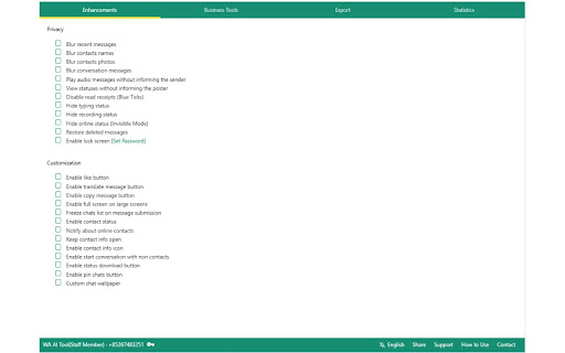WS AI Plus  from Chrome web store to be run with OffiDocs Chromium online