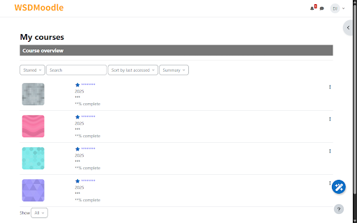 WSDMoodle Modifier  from Chrome web store to be run with OffiDocs Chromium online