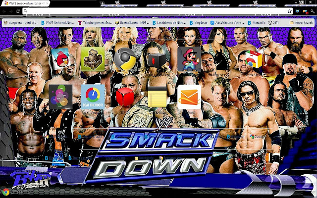 WWE smackdown roster  from Chrome web store to be run with OffiDocs Chromium online
