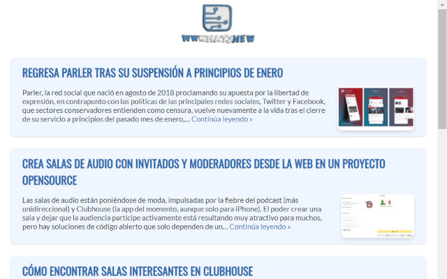 Wwwhatsnew.com ze sklepu internetowego Chrome do uruchomienia z OffiDocs Chromium online