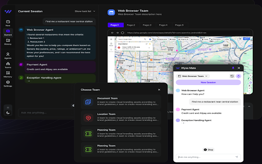Wyse Mate  from Chrome web store to be run with OffiDocs Chromium online