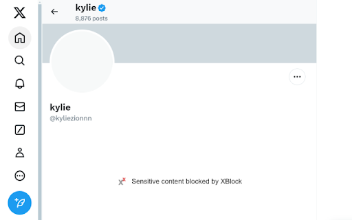 XBlock | Block Porn  Sensitive Content on X and Twitter  from Chrome web store to be run with OffiDocs Chromium online