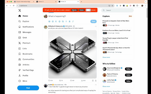 XCoach  from Chrome web store to be run with OffiDocs Chromium online