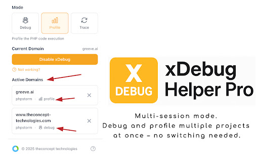 xDebug Pro  from Chrome web store to be run with OffiDocs Chromium online