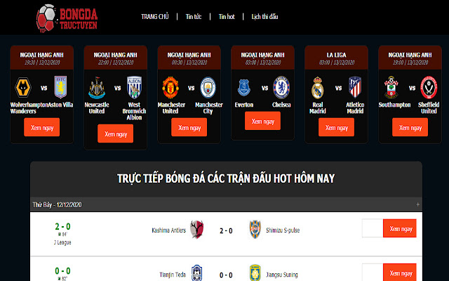 Xem trực tuyến bóng đá Bongdatructuyen.vip  from Chrome web store to be run with OffiDocs Chromium online