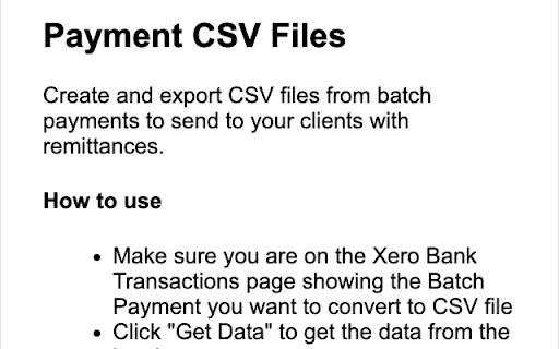 Xero: Assist  from Chrome web store to be run with OffiDocs Chromium online