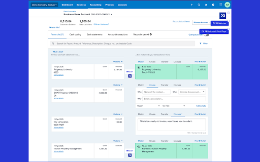 Xero Auto Reconcile by The Growth Accountant  from Chrome web store to be run with OffiDocs Chromium online