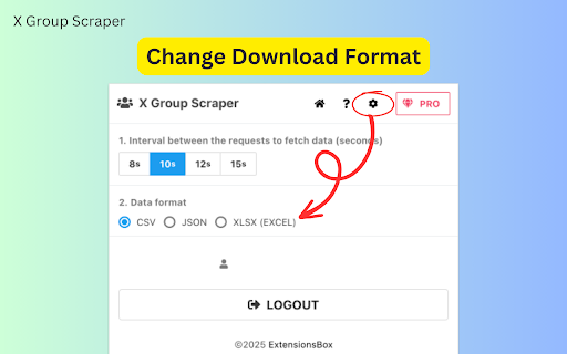 X Group Scraper Twitter Community Member Exporter  from Chrome web store to be run with OffiDocs Chromium online