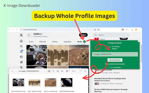X Image Downloader Twitter Video Downloader  from Chrome web store to be run with OffiDocs Chromium online