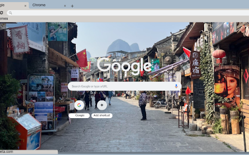 Xingping Ancient Town  from Chrome web store to be run with OffiDocs Chromium online