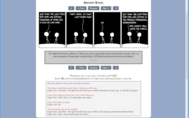 XKCD alt printer  from Chrome web store to be run with OffiDocs Chromium online