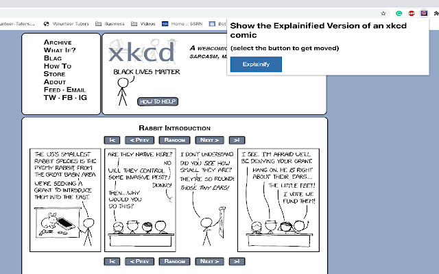 Chrome വെബ് സ്റ്റോറിൽ നിന്നുള്ള xkcd Explanifier, OffiDocs Chromium ഓൺലൈനിൽ പ്രവർത്തിക്കും