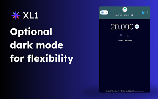 XL1 Wallet  from Chrome web store to be run with OffiDocs Chromium online