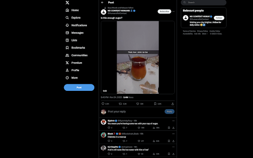 X meme spam filter  from Chrome web store to be run with OffiDocs Chromium online