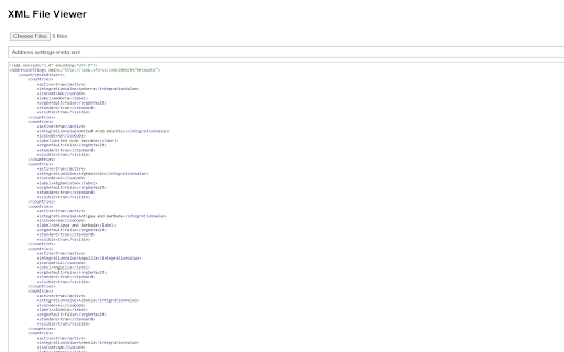 XML File Viewer  from Chrome web store to be run with OffiDocs Chromium online