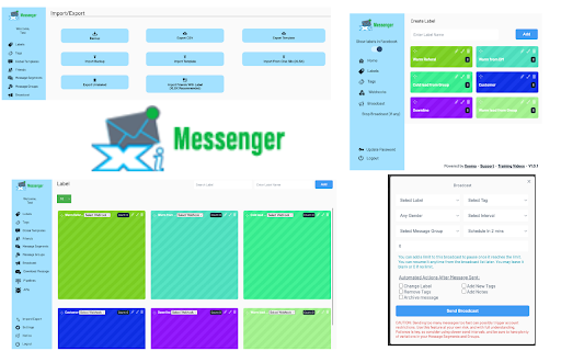 Xooma Intelligence Messenger CRM  from Chrome web store to be run with OffiDocs Chromium online