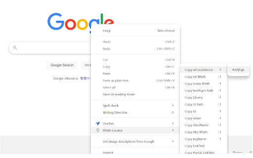 XPath Locator  from Chrome web store to be run with OffiDocs Chromium online