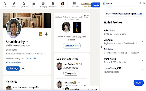 Xpertly  from Chrome web store to be run with OffiDocs Chromium online